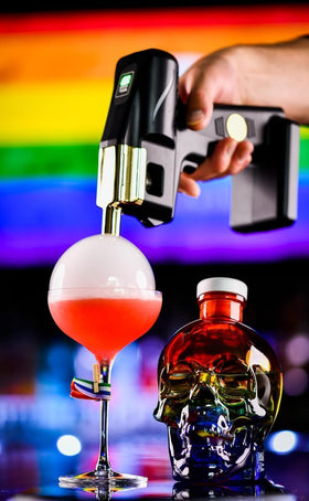 Flavour Blaster vegan-friendly bubble mix demonstrates safe ingredients for vegan menus.
