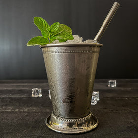 Flavourd 12oz mint julep cups are durable for busy bars