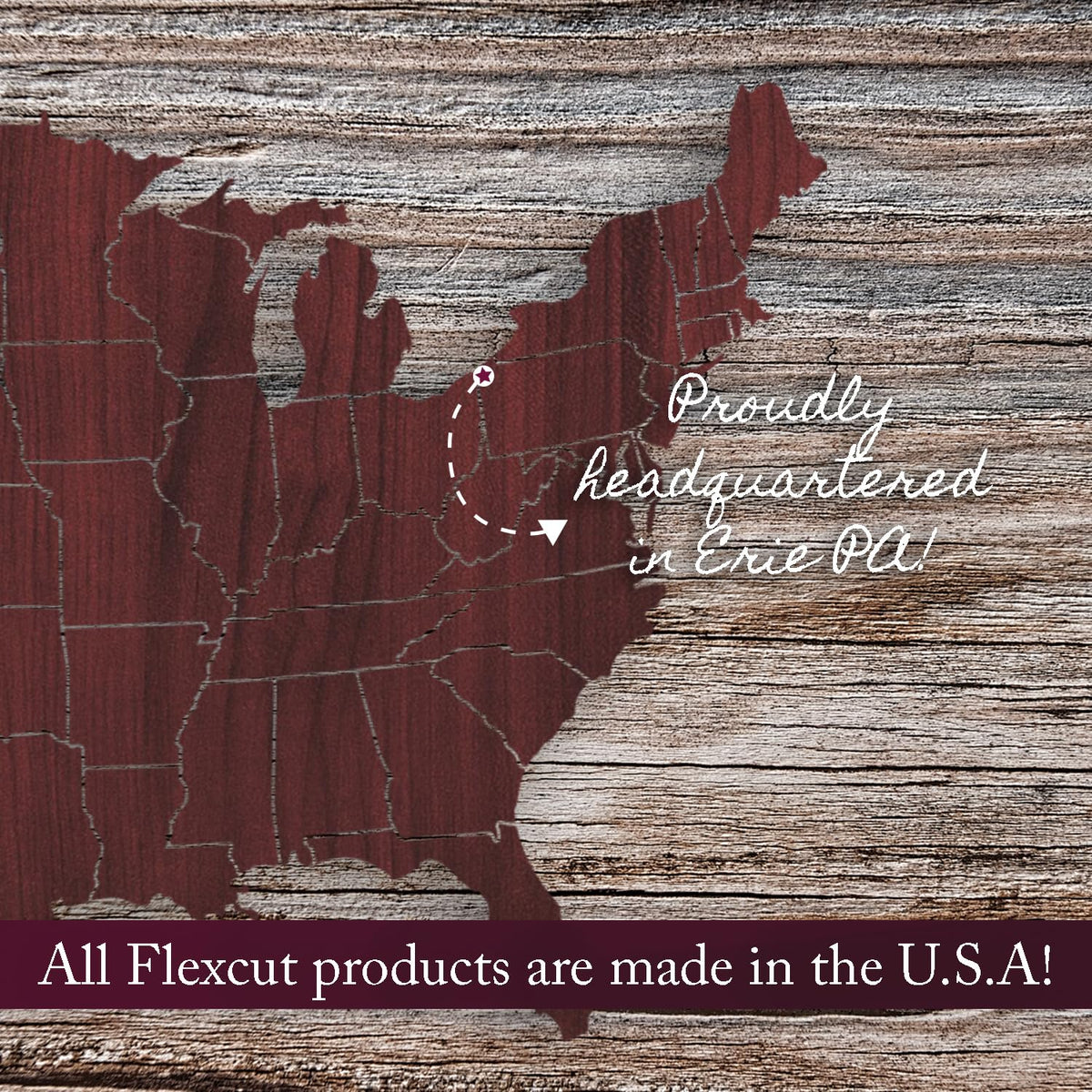 Flexcut KN500 Made in USA badge on packaging communicates craftsmanship.