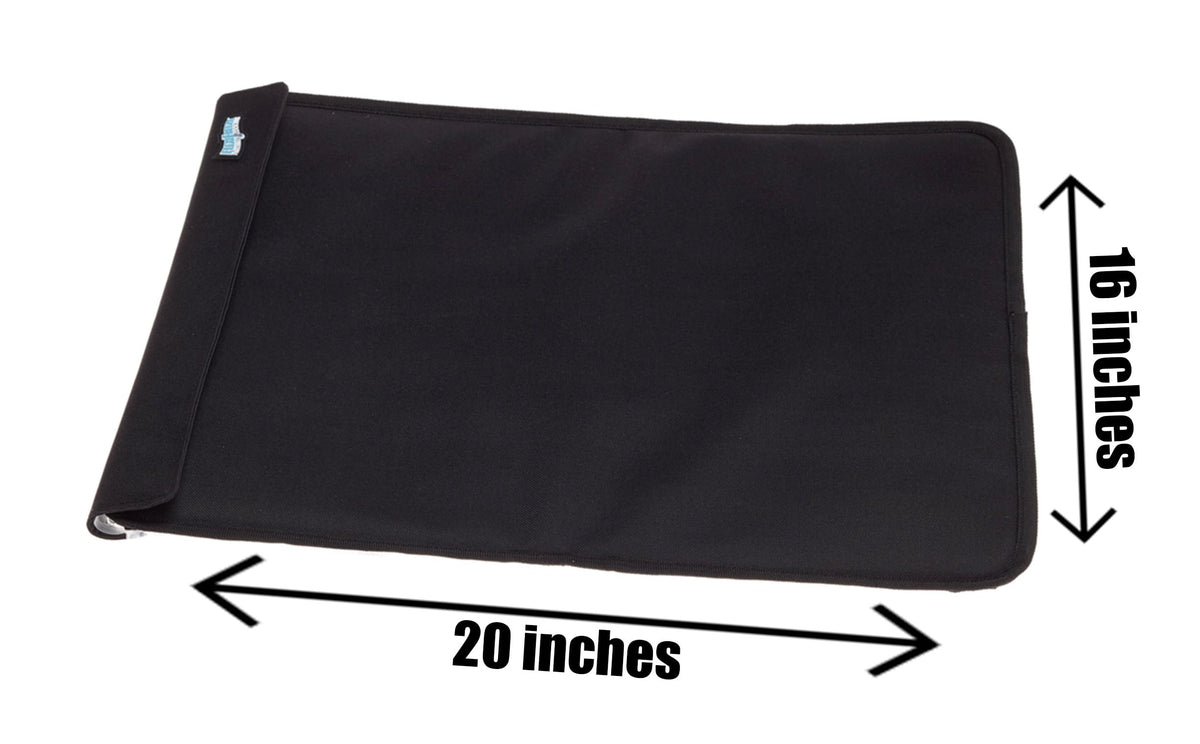 FlexiFreeze Party Mat on a buffet display maintains cold, attractive presentation.
