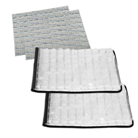 FlexiFreeze Party Mat chiller 2-pack keeps buffet platters cool without mess