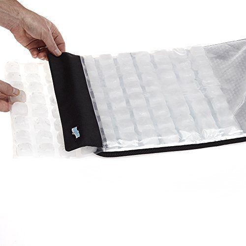 FlexiFreeze Party Mat supports meat and cheese trays with controlled cooling.