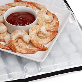 FlexiFreeze Party Mat durable nylon construction resists condensation on surfaces.