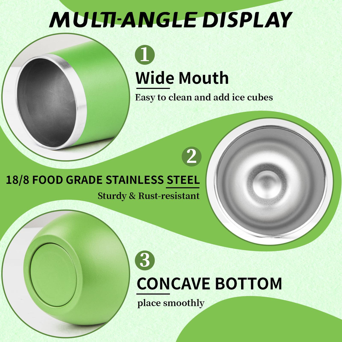 FLIFQI tumbler comes with included straw for easy sipping.