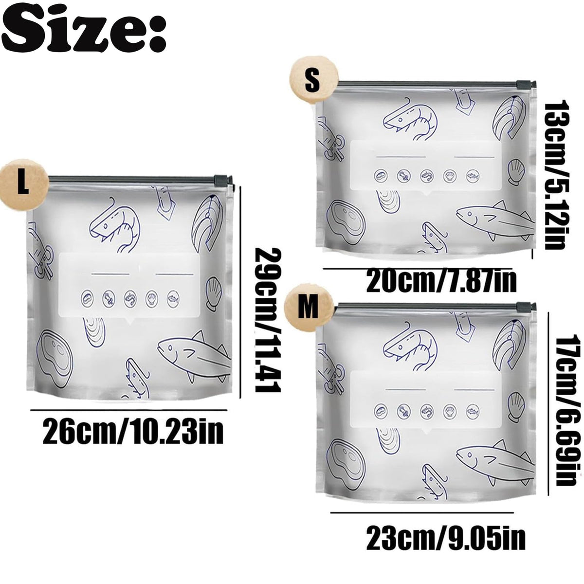Flkaskf labeled and resealable pouches simplify meal prep