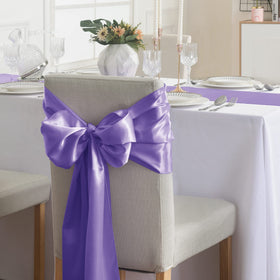 Flohar 12-pack lavender runners offer coordinated decor for multiple tables.