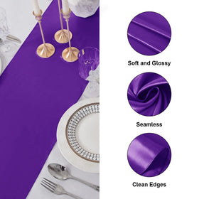flohar wedding dining table runner in satin creates romantic ambiance