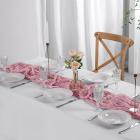 flohar wedding pink runner draped for elegant, romantic ambiance