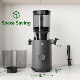 Floisdace juicer includes extra replacement strainer for uninterrupted juicing.