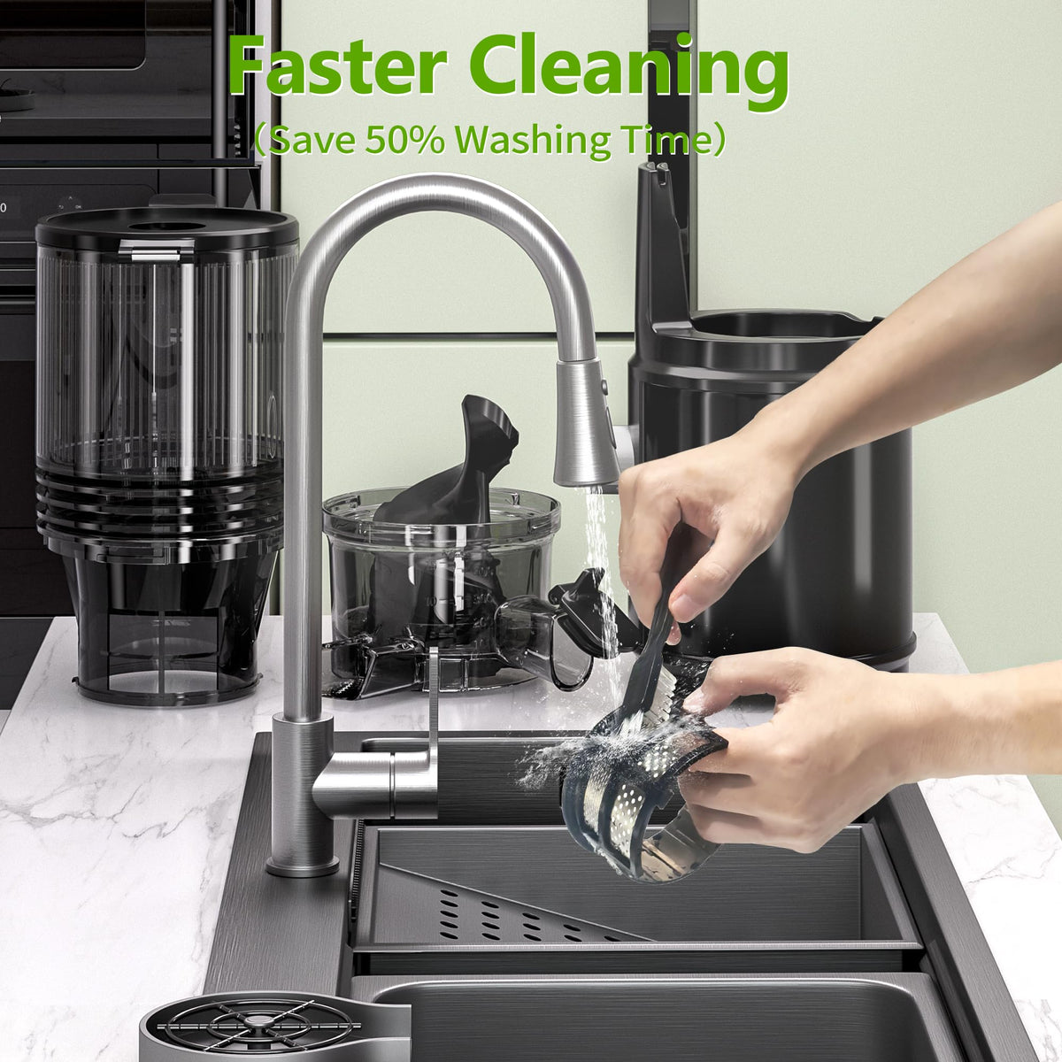 Floisdace Modern Kitchen Design fits compact countertops.