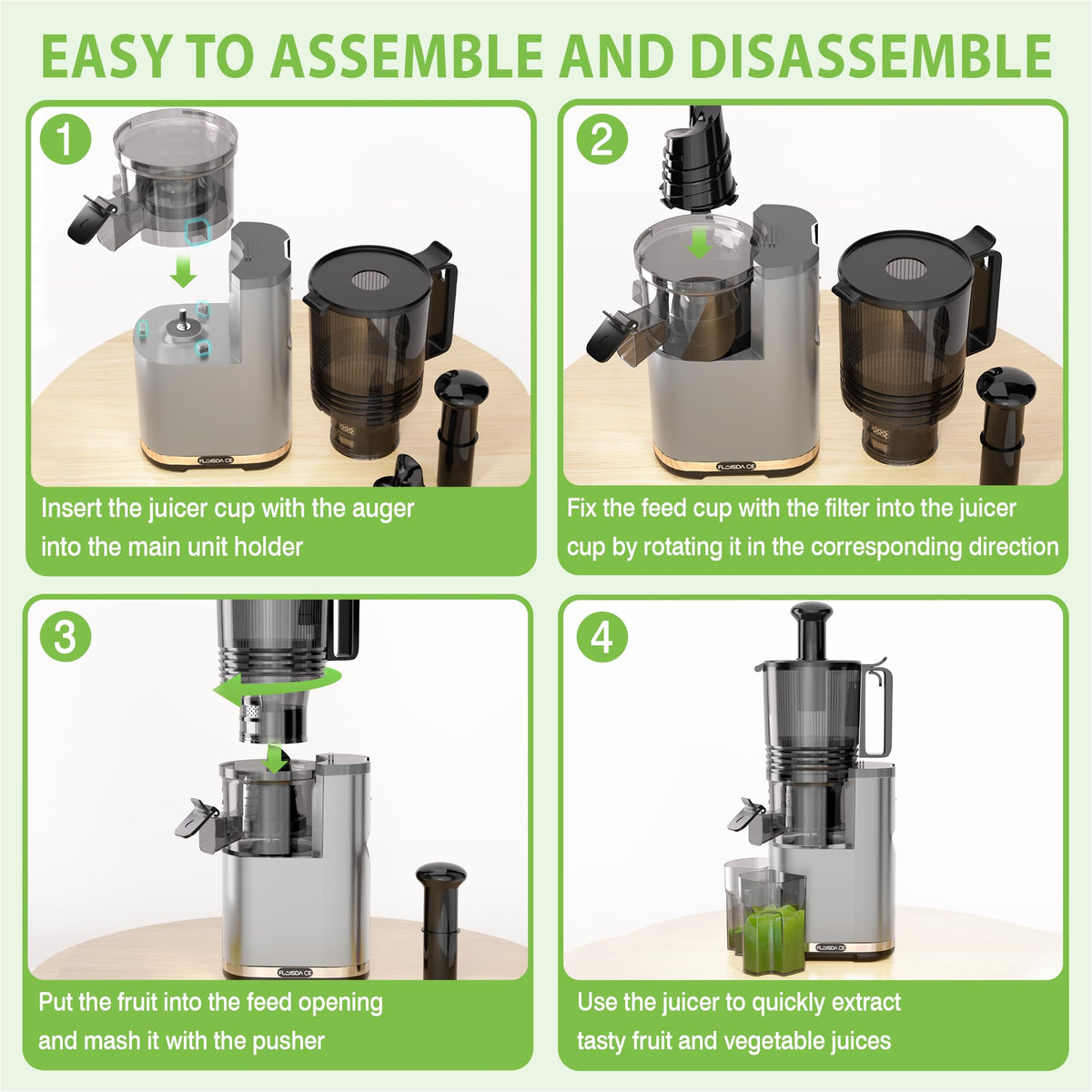 Floisdace stainless steel double-layer filter for thorough separation and less sediment