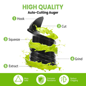 Floisdace juicer helps reduce prep time and clean-up after smoothies