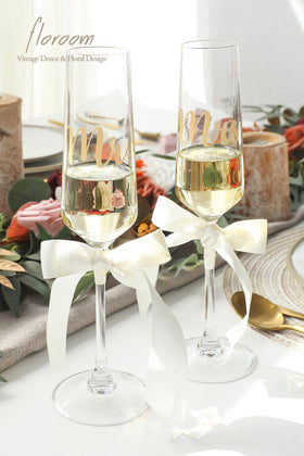Floroom slim stem design flute with smooth laser-cut rim for comfort