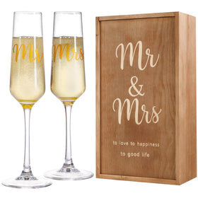 Floroom wedding champagne flutes set of 2 for elegant toasts at weddings
