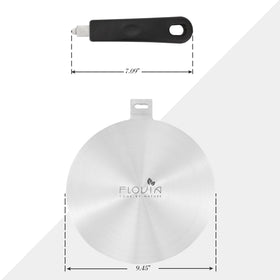 Flovia Cook by Nature adapter plate with detachable handle for flexible placement.