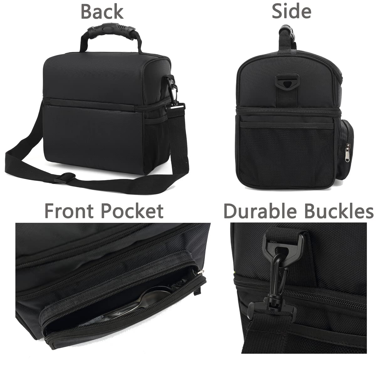 FlowFly comfortable handles and shoulder strap for easy transport