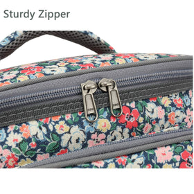 FlowFly floral lunch bag suitable for work, school, and travel.