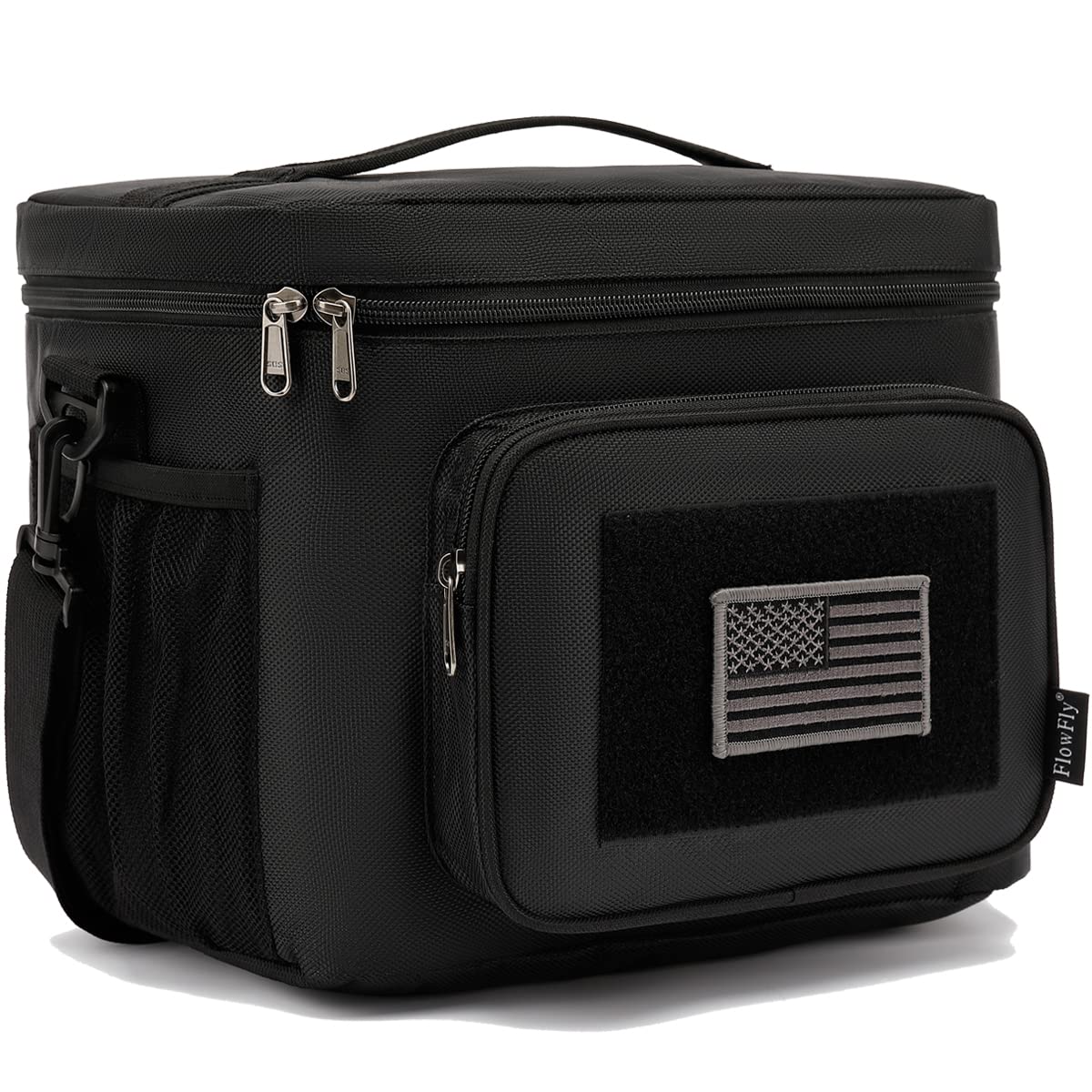 FlowFly front-pocket MOLLE bag with durable design for on-the-go lunches
