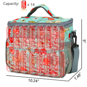 FlowFly insulated lunch bag dimensions help with organized storage planning.