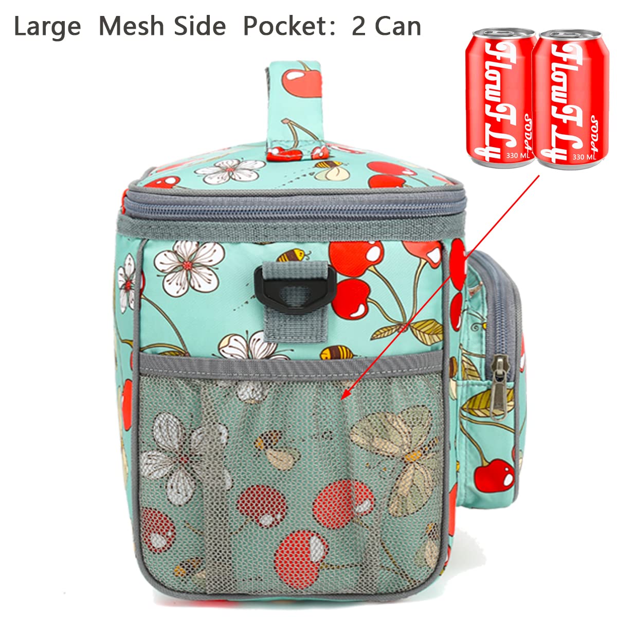 FlowFly easy-clean lining simplifies post-meal cleanup after school or work.