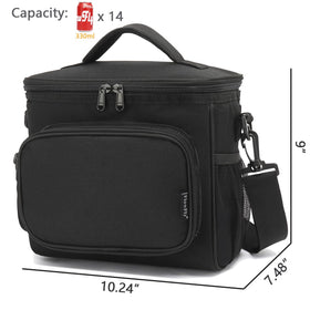 FlowFly lunch bag interior insulation preserves temperature for meals on the go