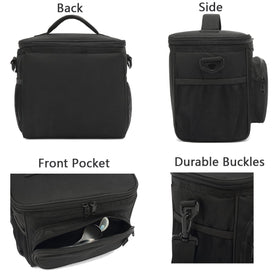 FlowFly large-capacity lunch bag fits containers, bowls, and snacks