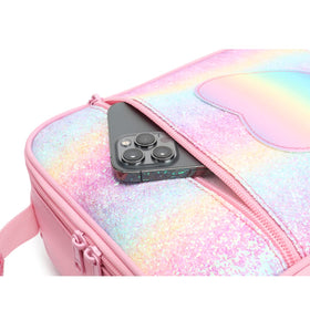 FlowFly glitter rainbow design adds playful style for kids