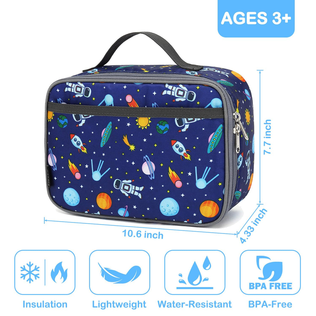 FlowFly insulated soft cooler side pocket demonstrating organized storage near the side panel.