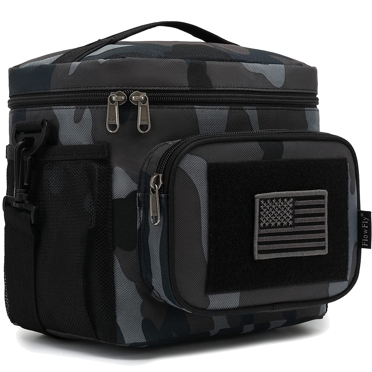 FlowFly lunch bag exterior with durable fabric for daily use.