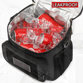 FlowFly military-design lunch bag with MOLLE webbing for versatile gear