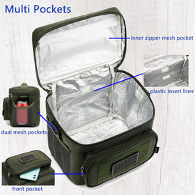 FlowFly lunch bag top view reveals compact design and grab-and-go ease