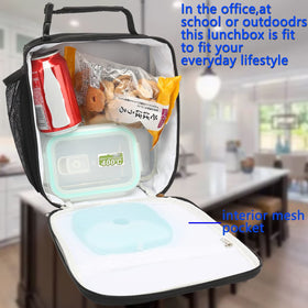 FlowFly Mini Cooler Tote Back to School stores a compact lunch and snacks.