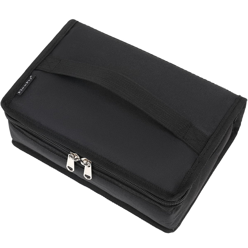 FlowFly small insulated lunch bag front view showing compact durable design for daily use.