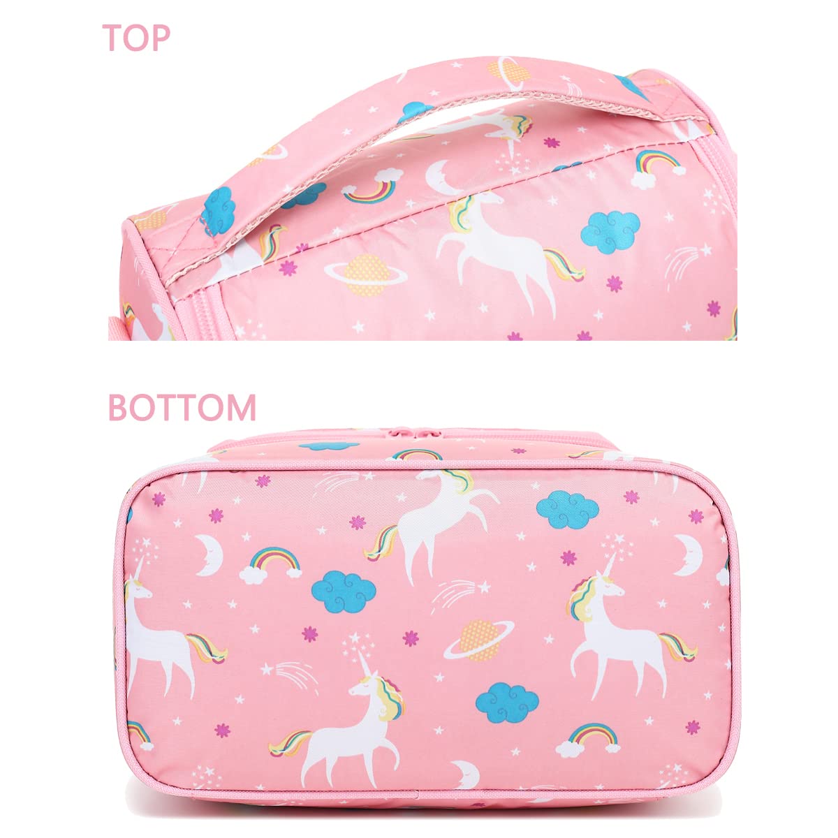 FlowFly Unicorn Double Decker handles and strap offer comfortable carrying.