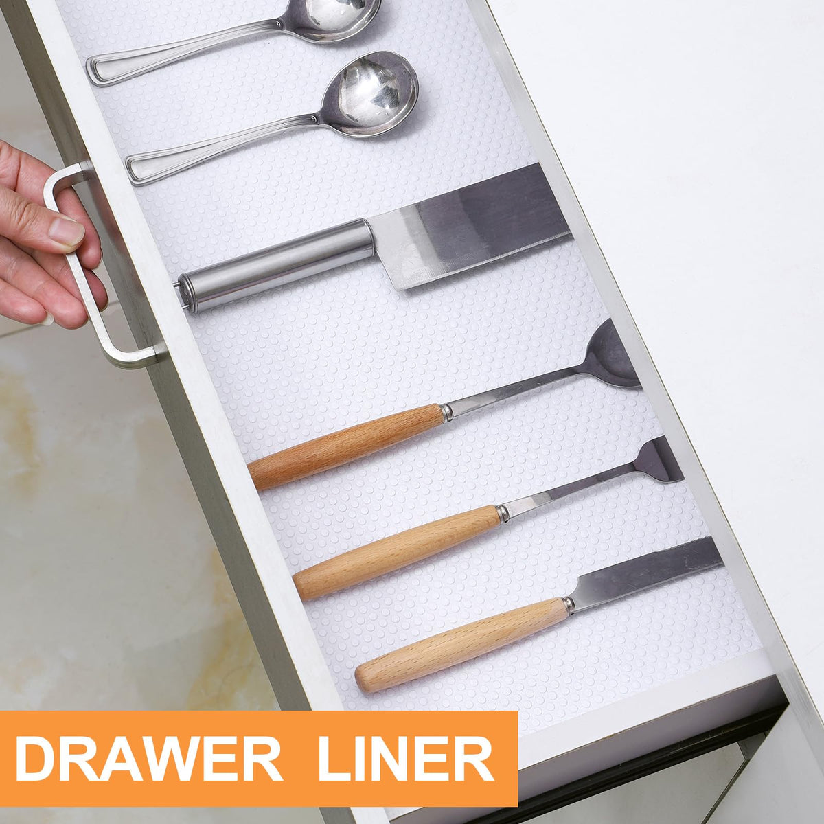 FLPMIX drawer mat non-stick for easy removal and less sticking