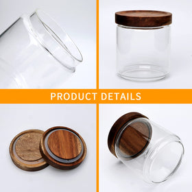 Flrolove borosilicate glass canisters show contents clearly