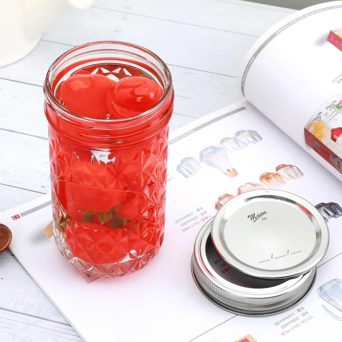 Flrolove overnight oats jar supports grab-and-go breakfasts.