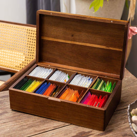 FLYIEE tea storage box gift-ready for holidays and housewarmings