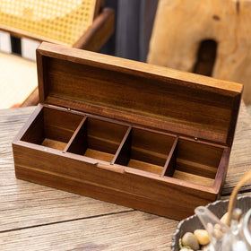 FLYIEE Wooden Tea Organizer makes a thoughtful gift idea.