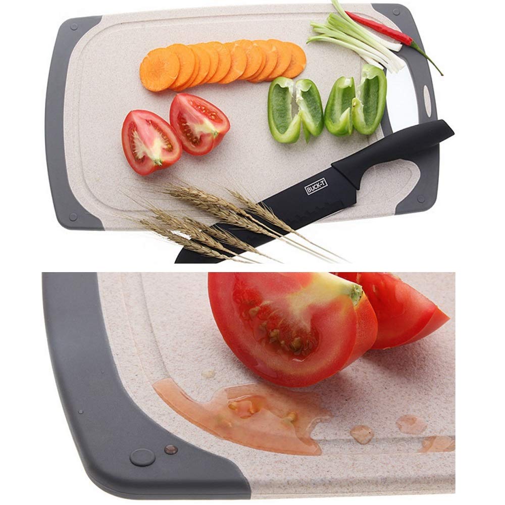 FLYINGSEA dishwasher-safe board; easy to clean and sanitize after meal prep.