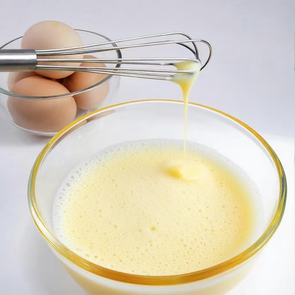 FLYINGSEA egg whisk ideal for beating eggs and forming peaks