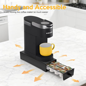 Flyisland K-Cup drawer features a modern design for contemporary kitchens.