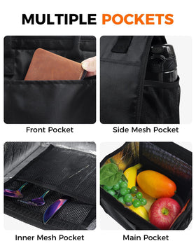 Fmeida lunch bag durable handle for comfortable carrying at work.