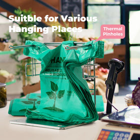 FMP Brands bag with reinforced handles, showing strength for heavy groceries