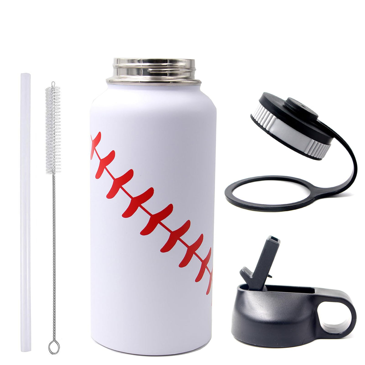 FMYWZS Baseball Water Bottle powder-coated colors prevent condensation