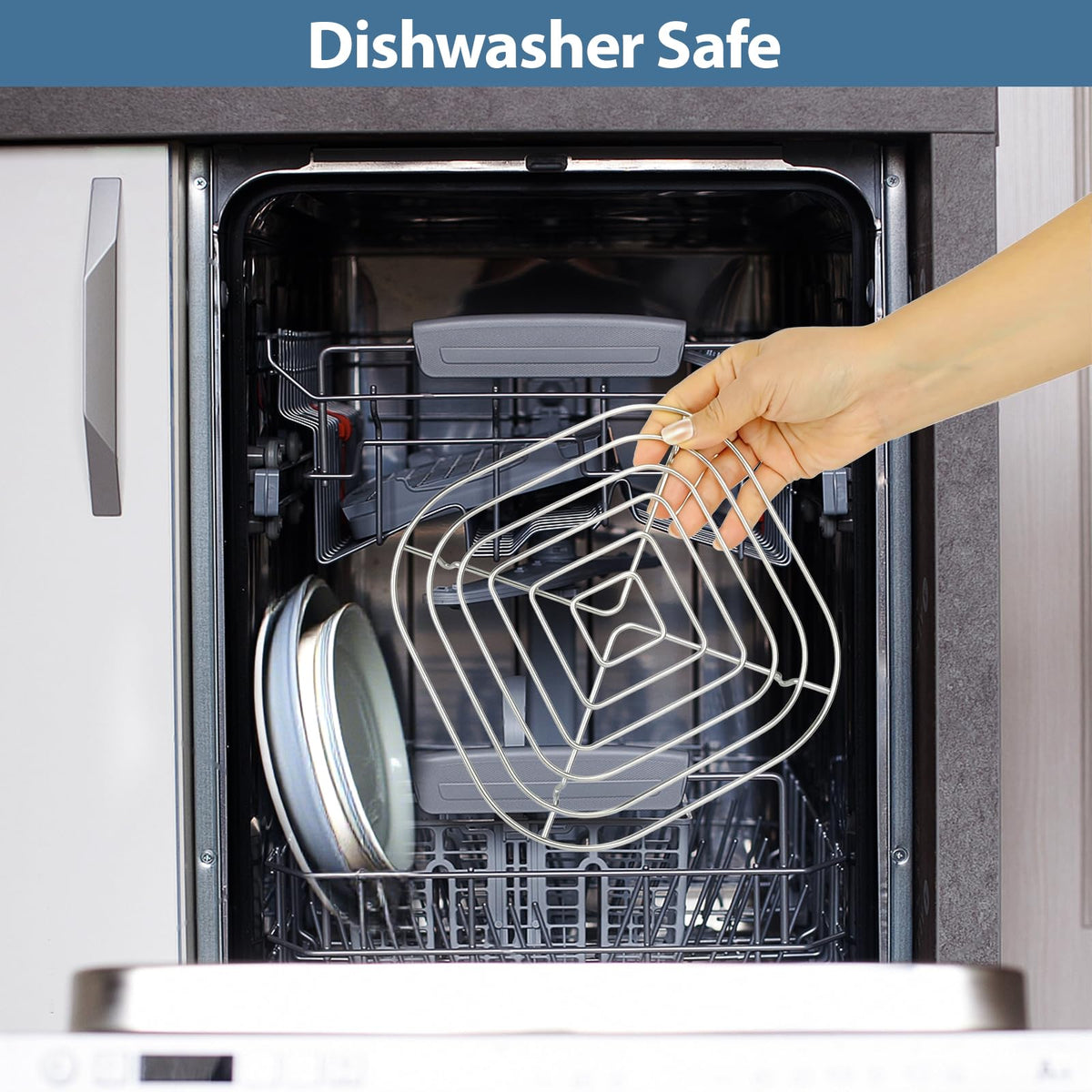Foboko Crisper Rack is dishwasher safe for easy cleanup.