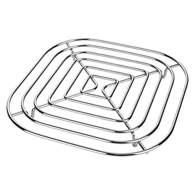 Foboko Crisper Rack for Ninja FN101, side view shows sturdy stainless steel construction.