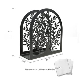 Fobule vertical stack design for easy grab of napkins.
