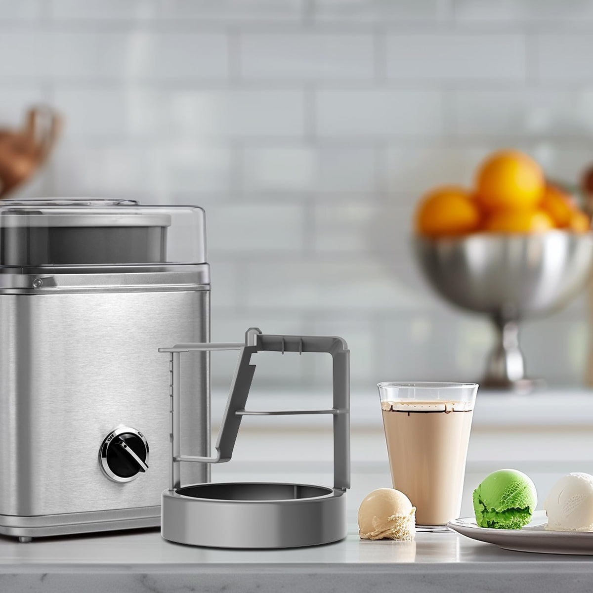 FOCOllK ice-cream paddle emphasizes stability and efficient stirring during churning.