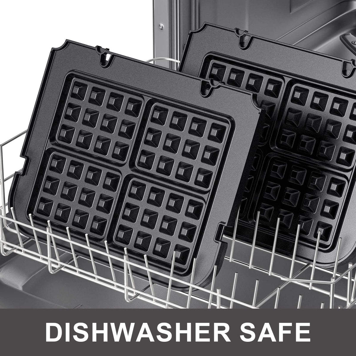 FOCOllK easy clean waffle plates simplify maintenance